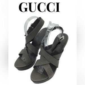 GUCCI~ Old Libeccio Platform Sandals